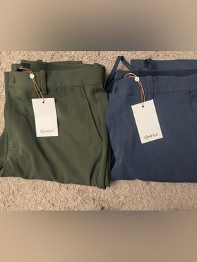 Quince Men’s Chinos — Olive and Navy